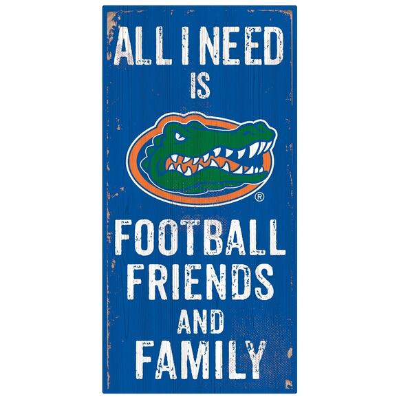 NCAA Gators Football Fan Sign Wooden Florida Football Family Friends Wall Art - Picture 3 of 3